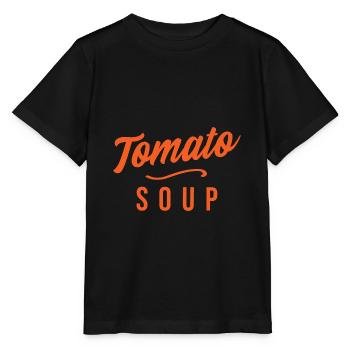 Tomato Soup - Soupe de Tomates - T-shirt bio MINI CREATOR Stanley/Stella Enfant - noir - Devant - Mikhail (115cm)