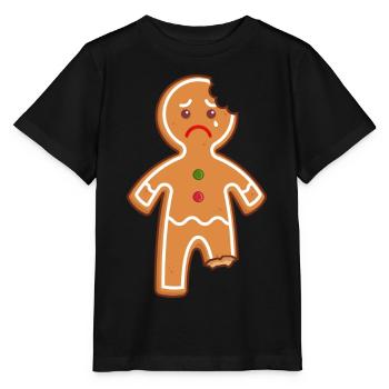 Lebkuchenmann Lebkuchen Mann Gingerbread Mi Mi Mi - Stanley/Stella Kinder T-Shirt MINI CREATOR  - Schwarz - Vorne - Mikhail (115cm)