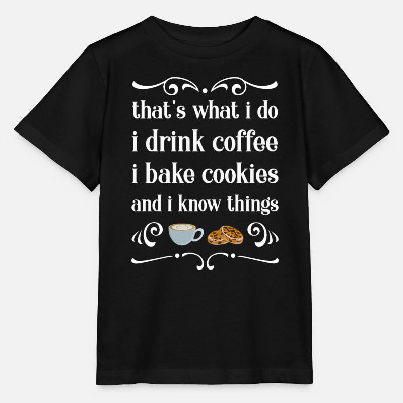 Backen Bäcker Bäckerin - Stanley/Stella Kinder T-Shirt MINI CREATOR  - Schwarz