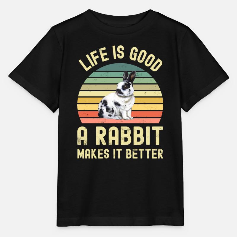 Lapin Lapin - T-shirt bio MINI CREATOR Stanley/Stella Enfant - noir