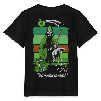 The Grim Reaper - Stanley/Stella MINI CREATOR Kids’ T-Shirt - black - Front - Mikhail (115cm)