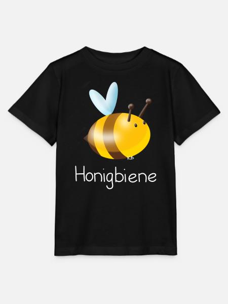 Honigbiene - Stanley/Stella Kinder T-Shirt MINI CREATOR  - Schwarz