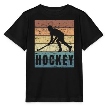 Hockey Sportart Leidenschaft Teamsports - Stanley/Stella Kinder T-Shirt MINI CREATOR  - Schwarz - Vorne - Mikhail (115cm)