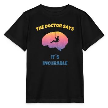 Incurable alpiniste Alpiniste Sports de montagne - T-shirt bio MINI CREATOR Stanley/Stella Enfant - noir - Devant - Mikhail (115cm)