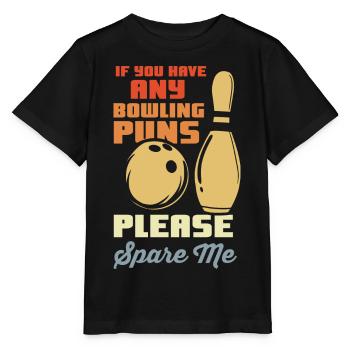 Bowler joke - Stanley/Stella MINI CREATOR Kids’ T-Shirt - black - Front - Mikhail (115cm)