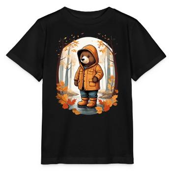 Süßer Bär - Stanley/Stella Kinder T-Shirt MINI CREATOR  - Schwarz - Vorne - Mikhail (115cm)