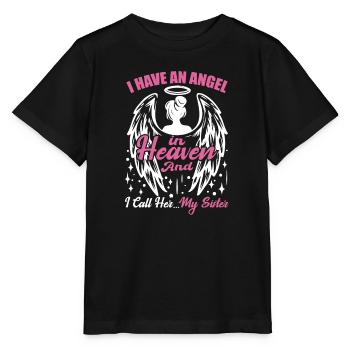 I Miss My Family Memorial Guardian Angel In Heaven - T-shirt bio MINI CREATOR Stanley/Stella Enfant - noir - Devant - Mikhail (115cm)