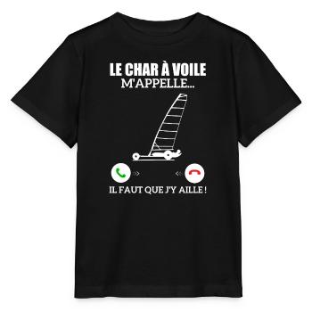Die Sandyacht ruft mich - Stanley/Stella Kinder T-Shirt MINI CREATOR  - Schwarz - Vorne - Mikhail (115cm)
