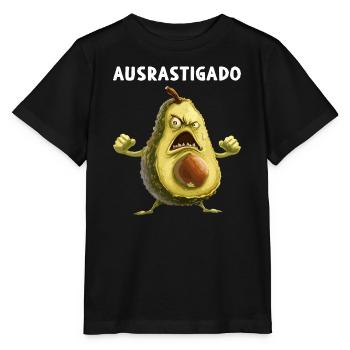 Avocat Ausrasticado Vegan Food Végétarien Biologique - T-shirt bio MINI CREATOR Stanley/Stella Enfant - noir - Devant - Mikhail (115cm)