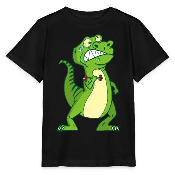 Les petits bras du tyrannosaure - T-shirt bio MINI CREATOR Stanley/Stella Enfant - noir - Devant - Mikhail (115cm)