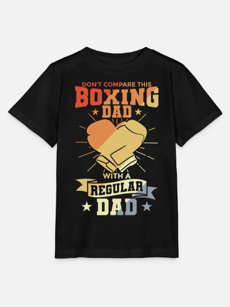Boxer Papa - Stanley/Stella Kinder T-Shirt MINI CREATOR - Schwarz