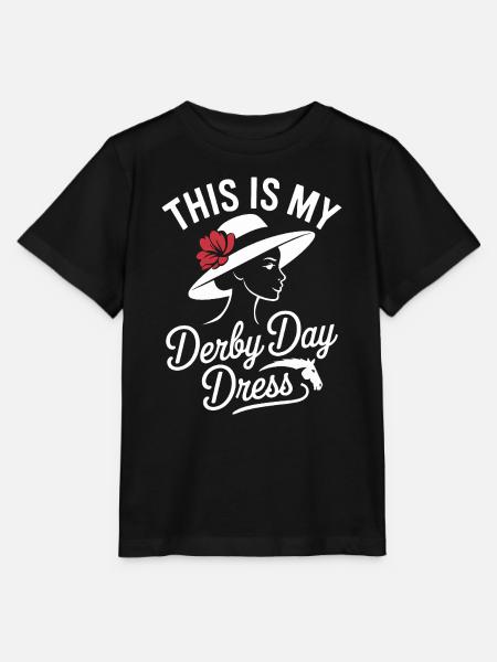 Derby Day Elegantes Hutdesign - Stanley/Stella Kinder T-Shirt MINI CREATOR - Schwarz