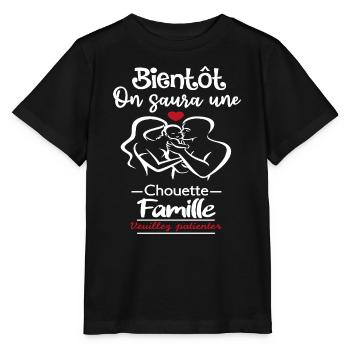 Bald werden wir eine großartige Familie kennenlernen - Stanley/Stella Kinder T-Shirt MINI CREATOR  - Schwarz - Vorne - Mikhail (115cm)
