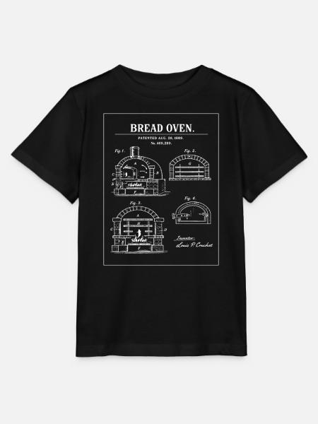 Design des Brotofen-Bauplans - Stanley/Stella Kinder T-Shirt MINI CREATOR  - Schwarz