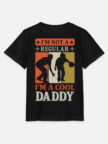 Cool Daddy lustiges Pappa-Shirt - Stanley/Stella Kinder T-Shirt MINI CREATOR - Schwarz