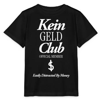 Kein Geld Club - Stanley/Stella Kinder T-Shirt MINI CREATOR  - Schwarz - Vorne - Mikhail (115cm)