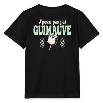 J'peux pas j'ai Guimauve Vert pastel - T-shirt bio MINI CREATOR Stanley/Stella Enfant - noir - Devant - Mikhail (115cm)
