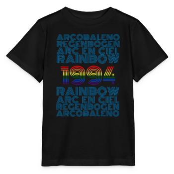 Regenbogen Rainbow arc en ciel 1994 - Stanley/Stella Kinder T-Shirt MINI CREATOR  - Schwarz - Vorne - Mikhail (115cm)