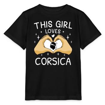 Corse Drapeau Corse Drapeau Corse Corse - T-shirt bio MINI CREATOR Stanley/Stella Enfant - noir - Devant - Mikhail (115cm)