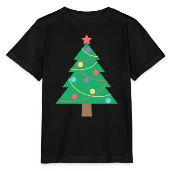 Weihnachtsbaum - Stanley/Stella Kinder T-Shirt MINI CREATOR  - Schwarz - Vorne - Mikhail (115cm)