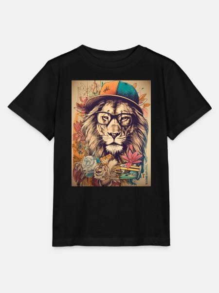 Tierischer Stil - Stanley/Stella Kinder T-Shirt MINI CREATOR - Schwarz