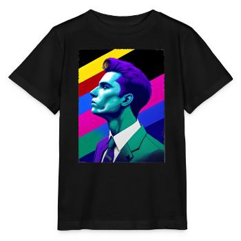 Stand with Pride - Stanley/Stella Kinder T-Shirt MINI CREATOR  - Schwarz - Vorne - Mikhail (115cm)