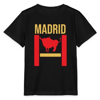 Le souvenir classique de Madrid - T-shirt bio MINI CREATOR Stanley/Stella Enfant - noir - Devant - Mikhail (115cm)