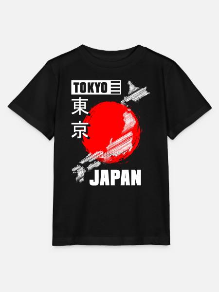 Tokyo Weltreise Abenteuer - Stanley/Stella Kinder T-Shirt MINI CREATOR  - Schwarz