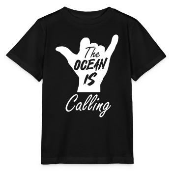 Surfing Surfboard Surfer Wassersport - Stanley/Stella Kinder T-Shirt MINI CREATOR  - Schwarz - Vorne - Mikhail (115cm)