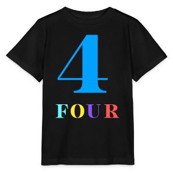 Four-4e anniversaire - T-shirt bio MINI CREATOR Stanley/Stella Enfant - noir - Devant - Mikhail (115cm)
