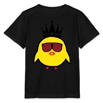 king kücken - Stanley/Stella Kinder T-Shirt MINI CREATOR  - Schwarz - Vorne - Mikhail (115cm)