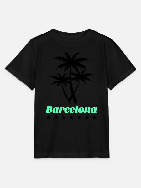 barcelona - Stanley/Stella Kinder T-Shirt MINI CREATOR - Schwarz