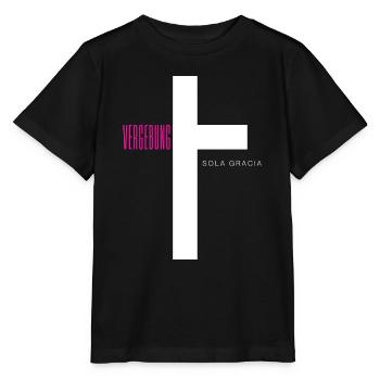 Vergebung Front - Stanley/Stella Kinder T-Shirt MINI CREATOR  - Schwarz - Vorne - Mikhail (115cm)