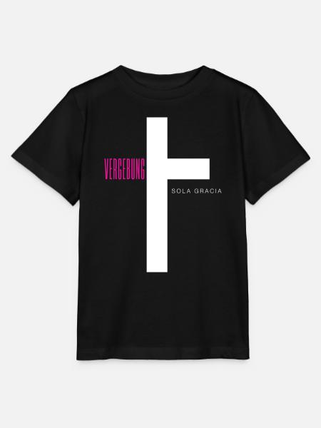 Vergebung Front - Stanley/Stella Kinder T-Shirt MINI CREATOR - Schwarz