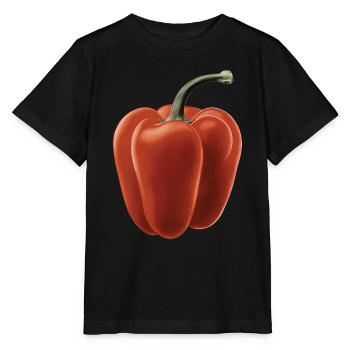 Paprika Geschenk - Stanley/Stella Kinder T-Shirt MINI CREATOR  - Schwarz - Vorne - Mikhail (115cm)