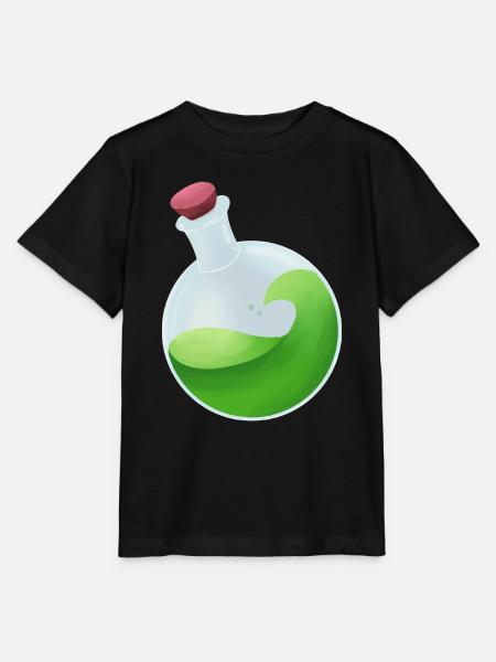 Grüner Zaubertrank - Stanley/Stella Kinder T-Shirt MINI CREATOR - Schwarz