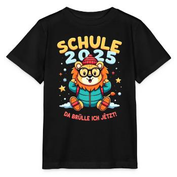 Schulkind 2025 - einschulung 2025 - Stanley/Stella Kinder T-Shirt MINI CREATOR  - Schwarz - Vorne - Mikhail (115cm)