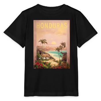 Honduras Catracha Herkunft Geschenk - Stanley/Stella Kinder T-Shirt MINI CREATOR  - Schwarz - Vorne - Mikhail (115cm)