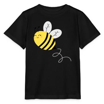 Honig Bienen Imker Kind Insekt Natur Süß Baby - Stanley/Stella Kinder T-Shirt MINI CREATOR  - Schwarz - Vorne - Mikhail (115cm)