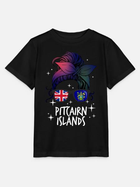 Pitcairninseln - Stanley/Stella Kinder T-Shirt MINI CREATOR - Schwarz