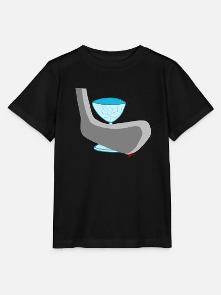 Die Zerbrechlichen - Stanley/Stella Kinder T-Shirt MINI CREATOR  - Schwarz