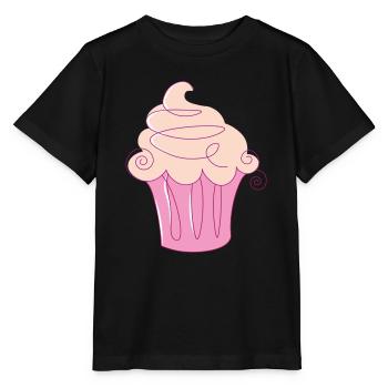 Cupcake - Stanley/Stella Kinder T-Shirt MINI CREATOR  - Schwarz - Vorne - Mikhail (115cm)