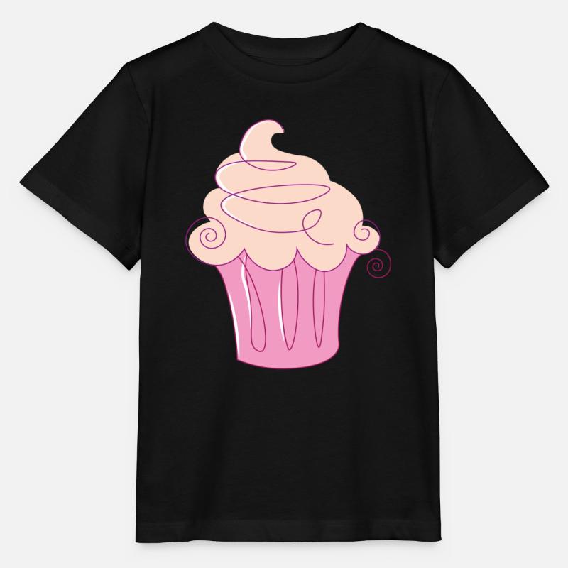 Cupcake - Stanley/Stella Kinder T-Shirt MINI CREATOR  - Schwarz