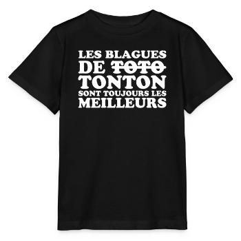 Meilleurs tontons cadeau pour tonton drôle - T-shirt bio MINI CREATOR Stanley/Stella Enfant - noir - Devant - Mikhail (115cm)