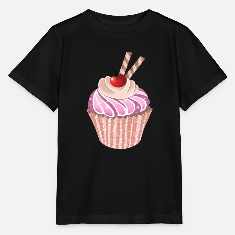 Cupcake - Stanley/Stella Kinder T-Shirt MINI CREATOR  - Schwarz