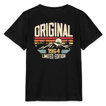 Nostalgic 1964 Birthday Present 1964 - Stanley/Stella MINI CREATOR Kids’ T-Shirt - black - Front - Mikhail (115cm)