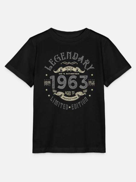 1963 Anniversario leggendario dal 1963 - T-shirt MINI CREATOR barn från Stanley/Stella - svart