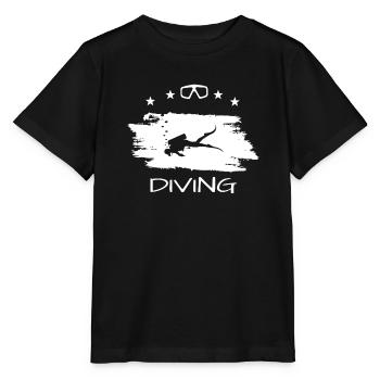 DIVING - Stanley/Stella Kinder T-Shirt MINI CREATOR  - Schwarz - Vorne - Mikhail (115cm)