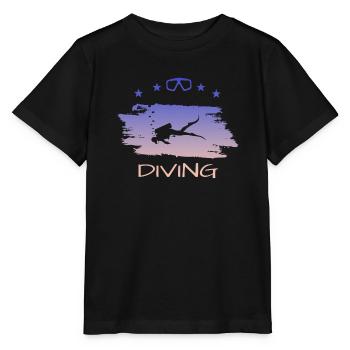 Scuba Diving - Stanley/Stella Kinder T-Shirt MINI CREATOR  - Schwarz - Vorne - Mikhail (115cm)