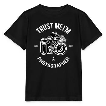 Trust me I'm a Photographer Fotografie Fotograf - Stanley/Stella Kinder T-Shirt MINI CREATOR  - Schwarz - Vorne - Mikhail (115cm)